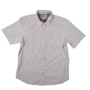 5.11 Tactical Omar Gingham Blue White Snap Button Shirt size Medium‎